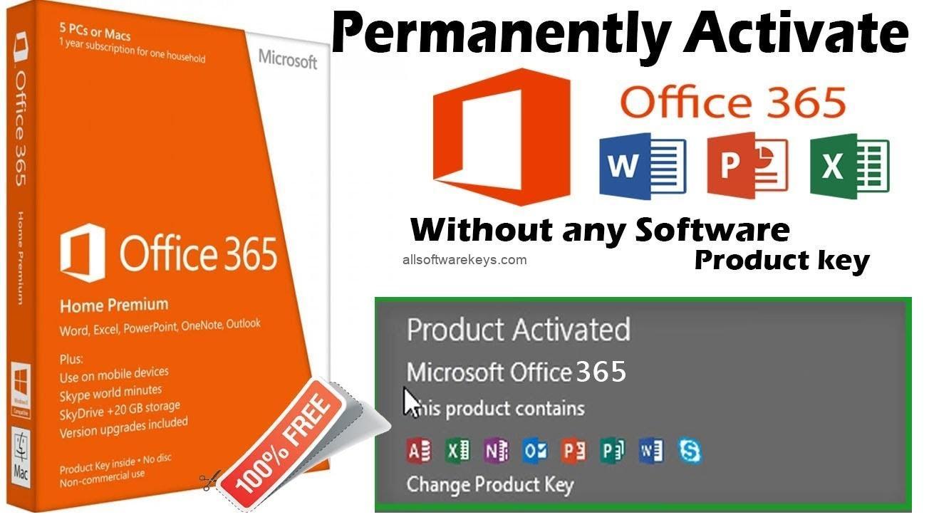 activate office 365 product key